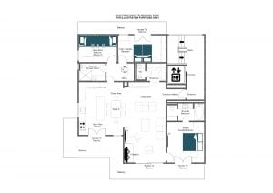 Apartment Baryte - Second floor Floorplan