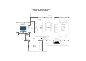 Apartment Chartreuse - Top floor Floorplan