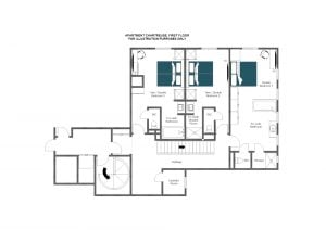 Apartment Chartreuse - First floor Floorplan