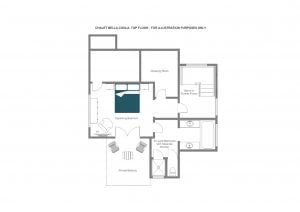 Bella Coola - Top floor  Floorplan