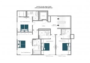 Calima - Second floor  Floorplan