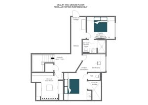 Chalet 1850 - Ground floor Floorplan