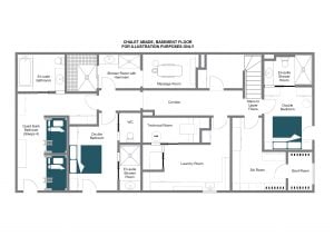 Chalet Abade - Ground floor Floorplan