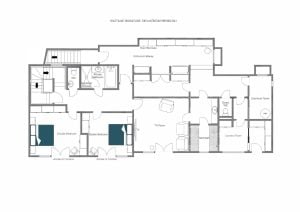 Chalet Aline - Ground floor  Floorplan