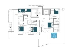 Chalet Bioley - First floor (ground floor) Floorplan