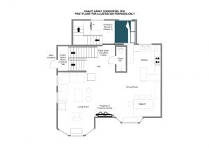 Chalet Carat - First floor Floorplan