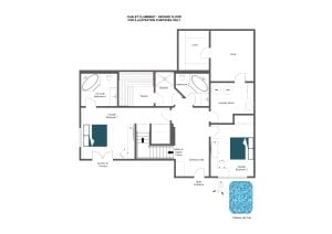 Chalet Clambinet - Ground floor Floorplan