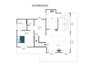 Chalet Clambinet - First floor Floorplan