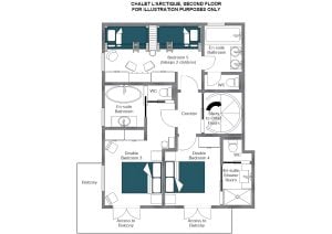 Chalet L’Arctique - Second floor  Floorplan