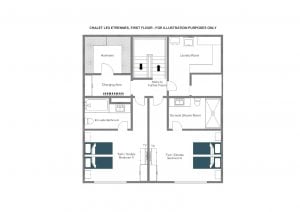 Chalet Les Etrennes - First floor Floorplan