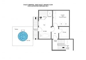 Chalet Virmadisa - Ground floor Floorplan
