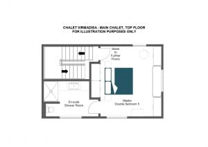 Chalet Virmadisa - Top floor Floorplan