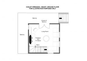 Chalet Virmadisa - Mazot ground floor Floorplan