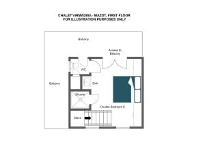 Chalet Virmadisa - Mazot first floor Floorplan