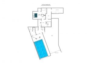 Chalet Yeti - Ground floor Floorplan