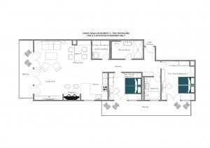 Christiania Apartment 5 - First floor  Floorplan