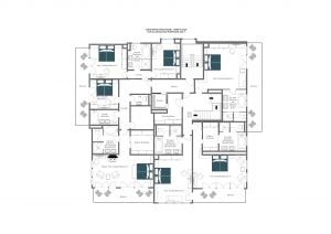 Christiania Residence - Third floor  Floorplan