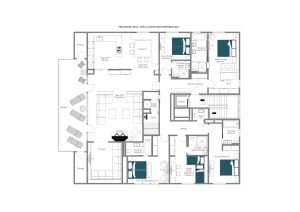 Crux Penthouse - Top floor  Floorplan