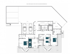 Dent Blanche - Sleeping floor Floorplan