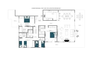 Le Daray Penthouse - First floor  Floorplan