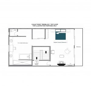 Mont Tremblant - Top floor Floorplan