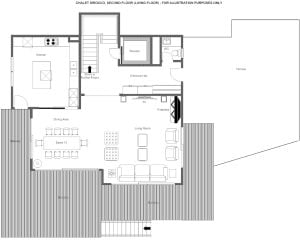 Sirocco - Living floor (2nd floor) Floorplan