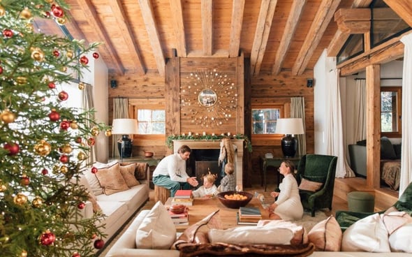 Discover the Magic of Christmas Bliss, Expertly Crafted in a Bramble Ski Chalet