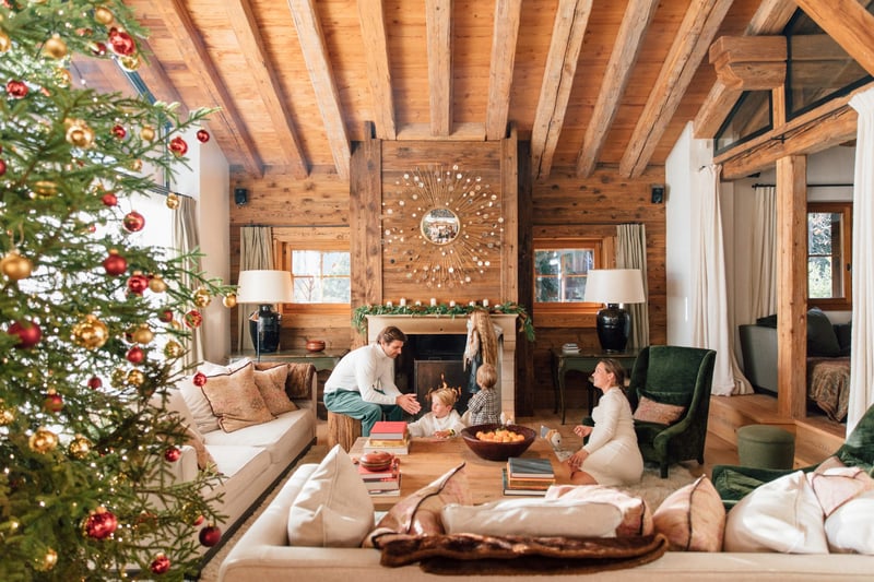 christmas bliss in a bramble ski chalet