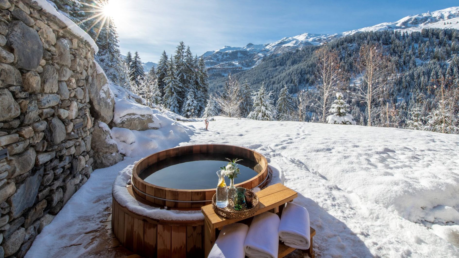 Ski Chalets with hot tubs