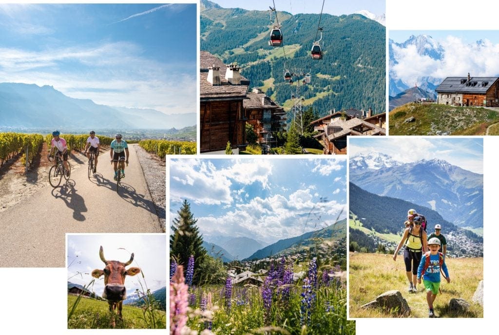 Verbier Summer hiking, biking and scenery images