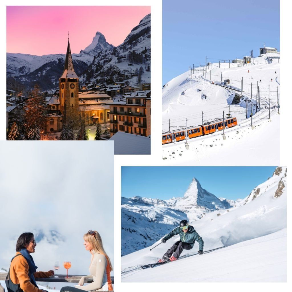 Zermatt skiing, village and lifestyle 