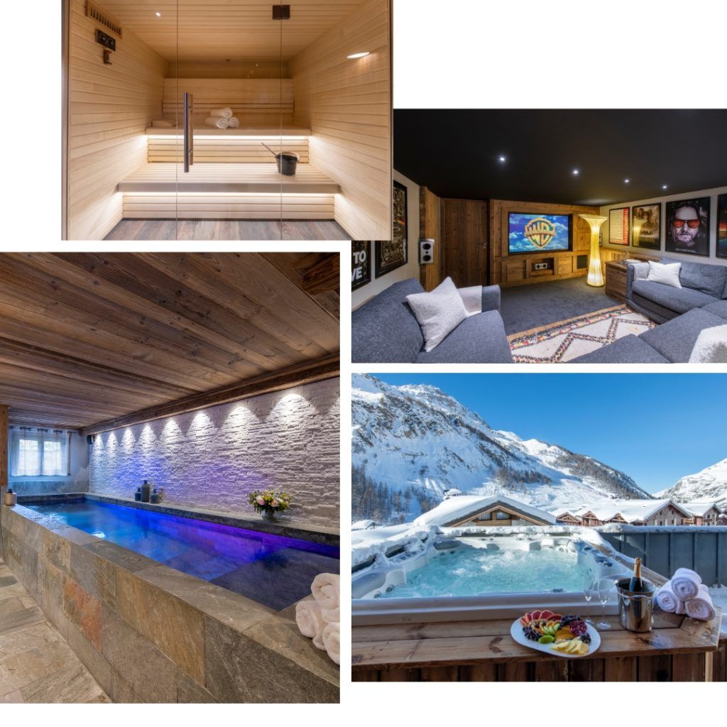 Chalet spa and facilities