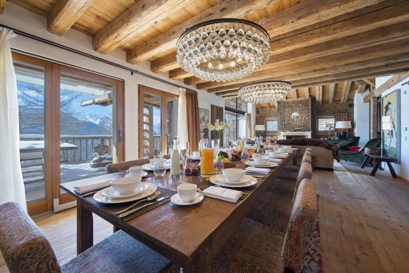 Luxury ski chalet Switzerland 