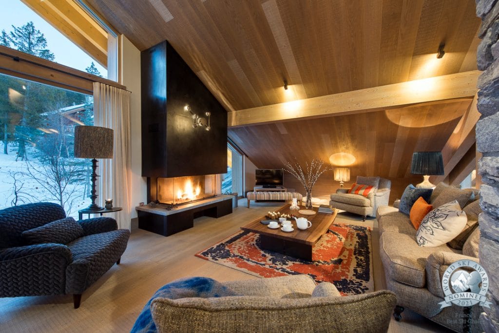 The living room of Chalet Alpaca