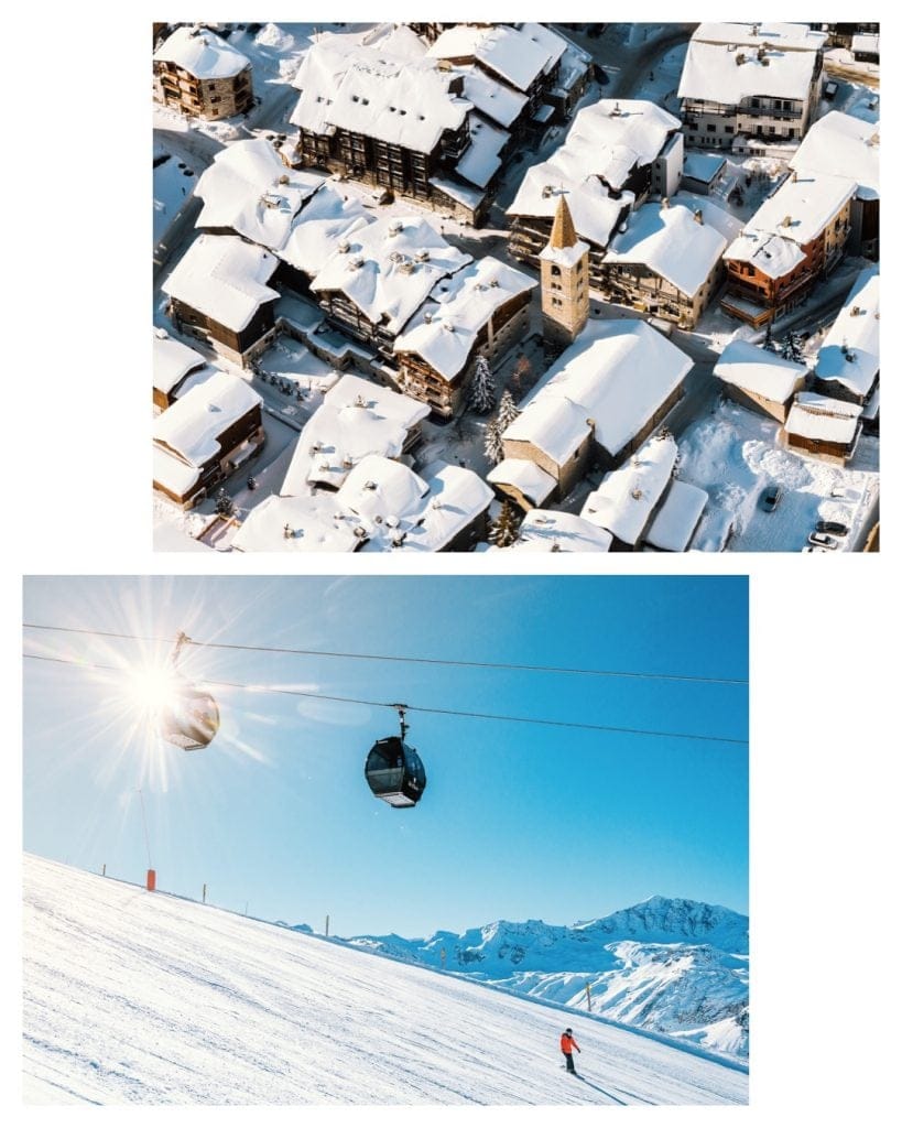 spring skiing in Val d'Isére