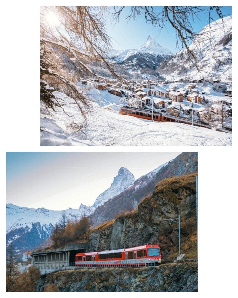 Zermatt trains