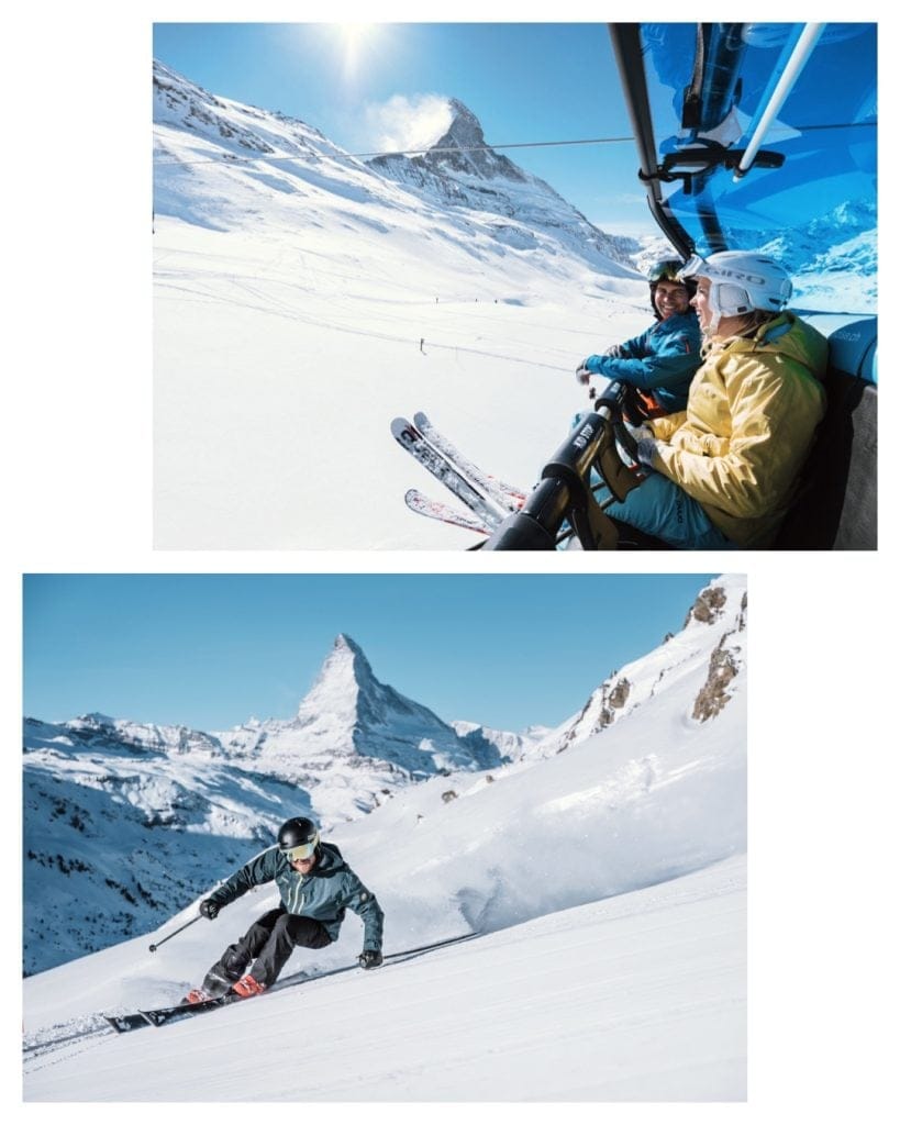 Zermatt skiing