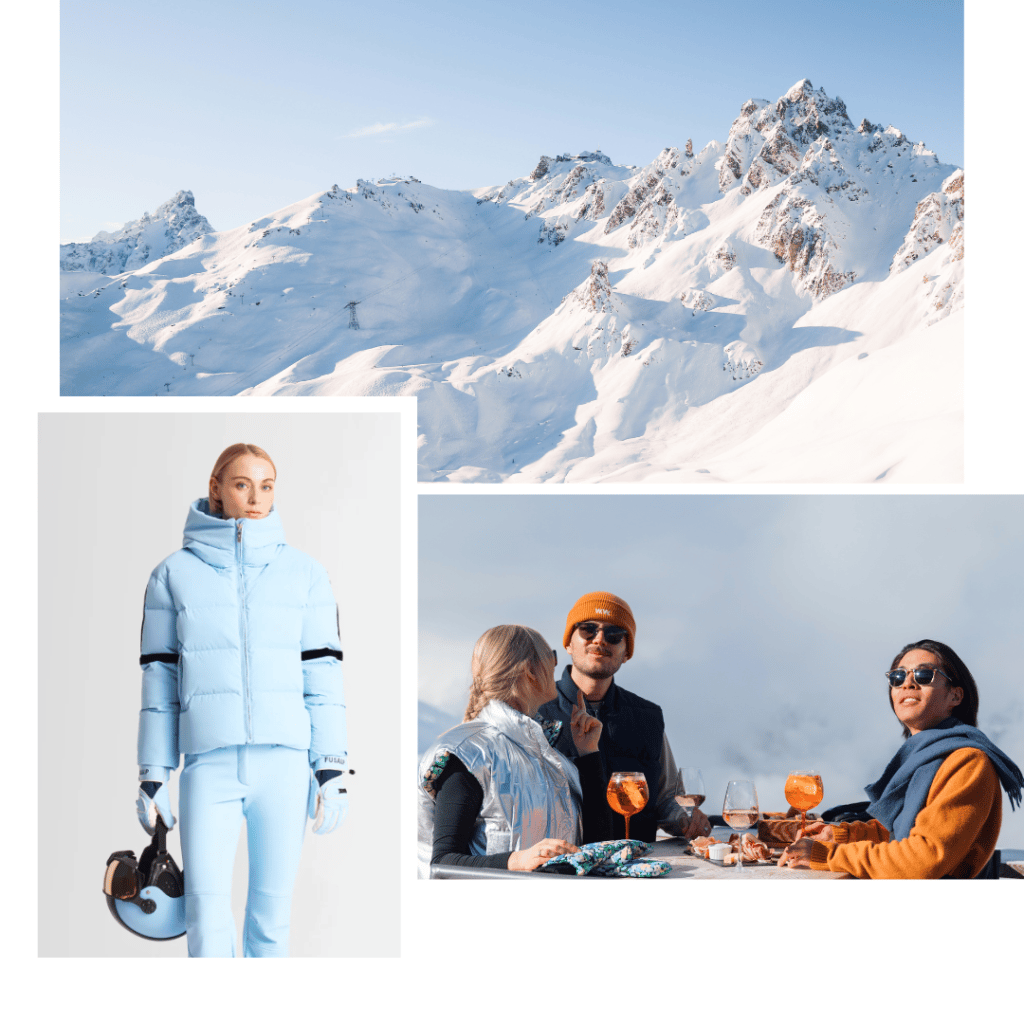 stylish and chic on the slopes