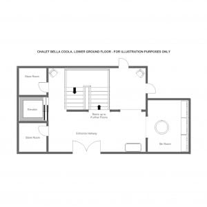 Bella Coola - Lower ground floor  Floorplan