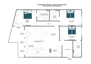 Brunnenhof 3 - First floor Floorplan