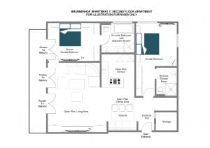 Brunnenhof 7 - Second floor Floorplan