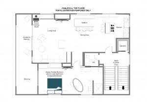 Chalech 4 - Top floor Floorplan