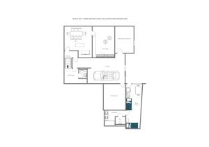 Chalet 1597 - Lower ground floor  Floorplan