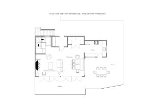 Chalet Aline - Entrance level  Floorplan