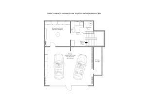 Chalet Alpin Roc - Entrance level Floorplan