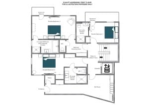 Chalet Ascension - First floor  Floorplan