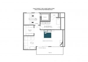 Chalet Bioley - Top floor (third floor) Floorplan