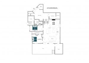 Chalet du Crêt - Ground floor  Floorplan