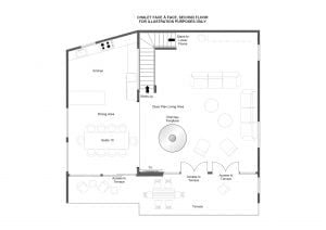 Chalet Face à Face - Top floor Floorplan