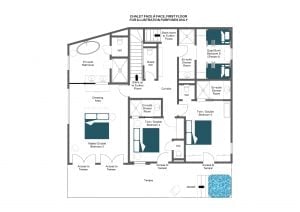 Chalet Face à Face - First floor Floorplan